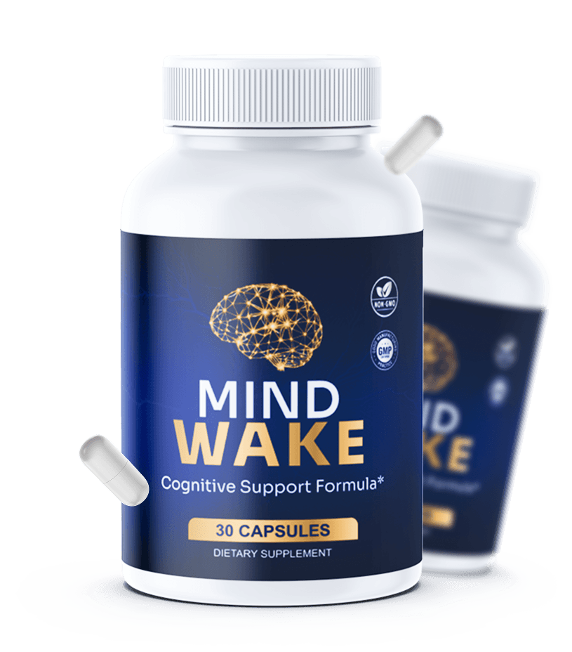 MindWake cognitive support formula bottle